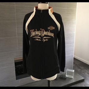 Harley Davidson zip front jacket. Small